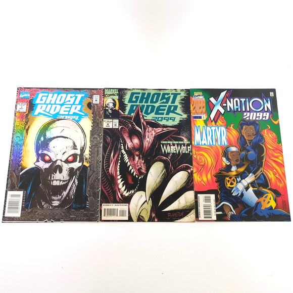 Marvel 2099 Comic Book Lot of 7 X-Men Ghost Rider Doom X-Nation VF+ 1st Issues - Picture 2 of 7